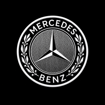 Mercedes Einstiegleuchte – Mercedes Benz Logo