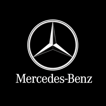 Mercedes Einstiegleuchte – Mercedes Logo