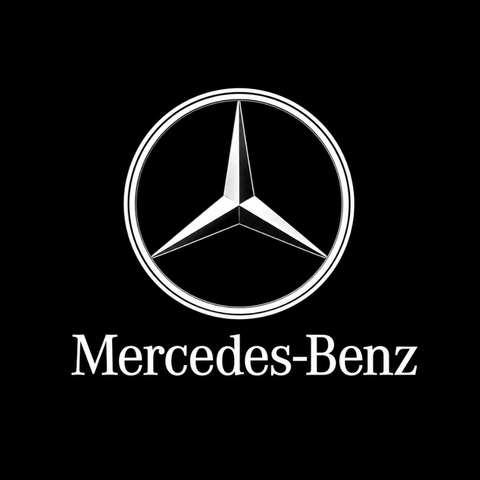Mercedes Einstiegleuchte – Mercedes Logo